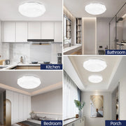 Plafoniera LED, 51W, Diametru 40cm, Lumina Calda/Rece/Neutra, Alb
