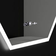 Oglinda LED Poligon, 60X80cm, Hexaluce Senzor MotionGlow Marcello, Sistem Dezaburire, Ceas & Termometru, Dimabila Oglinda LED Poligon, 60X80cm, Hexaluce Senzor MotionGlow Marcello, Sistem Dezaburire, Ceas & Termometru, Dimabila