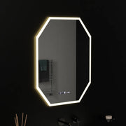 Oglinda LED Poligon, 60X80cm, Hexaluce Senzor MotionGlow Marcello, Sistem Dezaburire, Ceas & Termometru, Dimabila Oglinda LED Poligon, 60X80cm, Hexaluce Senzor MotionGlow Marcello, Sistem Dezaburire, Ceas & Termometru, Dimabila