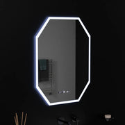 Oglinda LED Poligon, 60X80cm, Hexaluce Senzor MotionGlow Marcello, Sistem Dezaburire, Ceas & Termometru, Dimabila Oglinda LED Poligon, 60X80cm, Hexaluce Senzor MotionGlow Marcello, Sistem Dezaburire, Ceas & Termometru, Dimabila