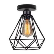 Lustra cu Abajur, GRACIE, Diamant, 1XE27, Negru