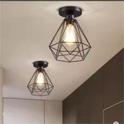 Lustra cu Abajur, GRACIE, Diamant, 1XE27, Negru