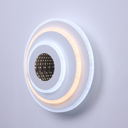 Lustra LED NEXA ROTUND 3D 39W,  lumina Rece/Calda/Neutra, Alb