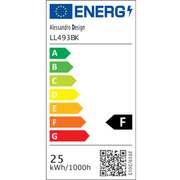 Lustra LED MODERNA 25W, Dimensiuni 19.5x19.5 cm, Patrata, lumina Rece/Calda/Neutra, Negru