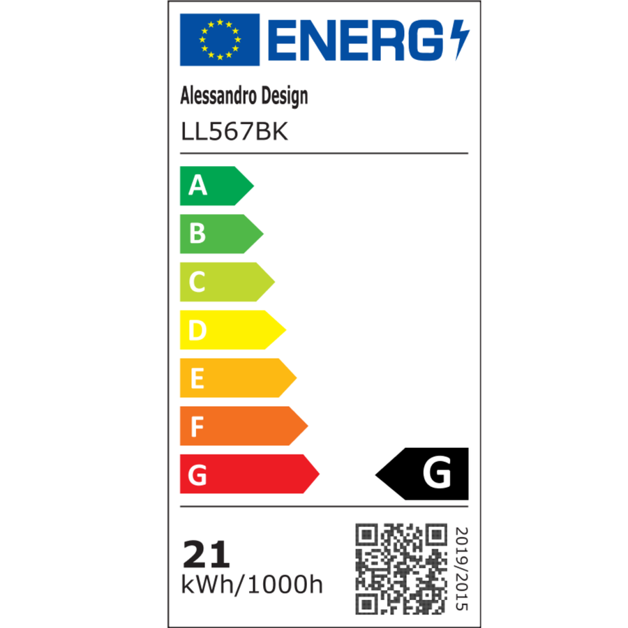 Lustra LED DUOFORM, 21W, 3 Patrate, lumina Rece/Calda/Neutra, Negru