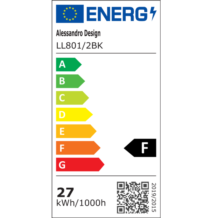 Lustra LED PULSARIS 27W, 2 Patrate, lumina Rece/Calda/Neutra, Negru