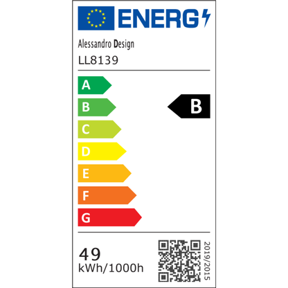 Lustra LED ROCKET 49W, Diametru 49cm, lumina Rece/Calda/Neutra, Alb Albastru