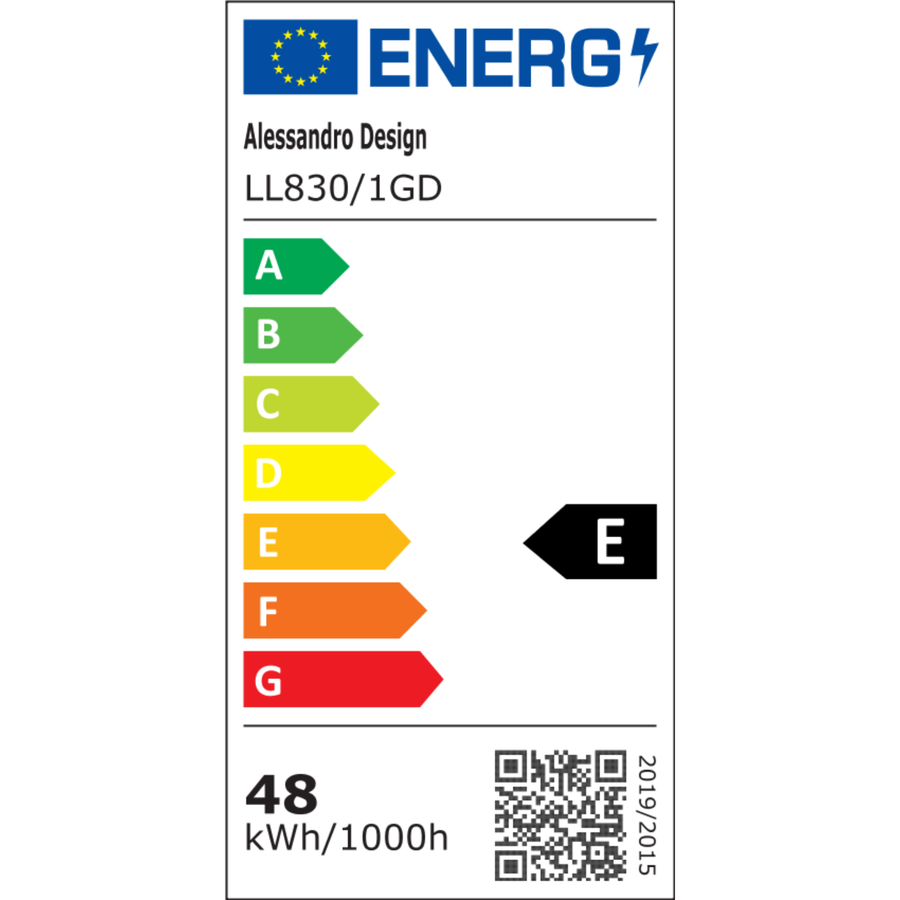 Lustra LED cu Proiector Reglabil FISSO Camilla, 48W, lumina Rece/Calda/Neutra 3000K/4000K/6000K, Auriu Lucios, Metal si Acril