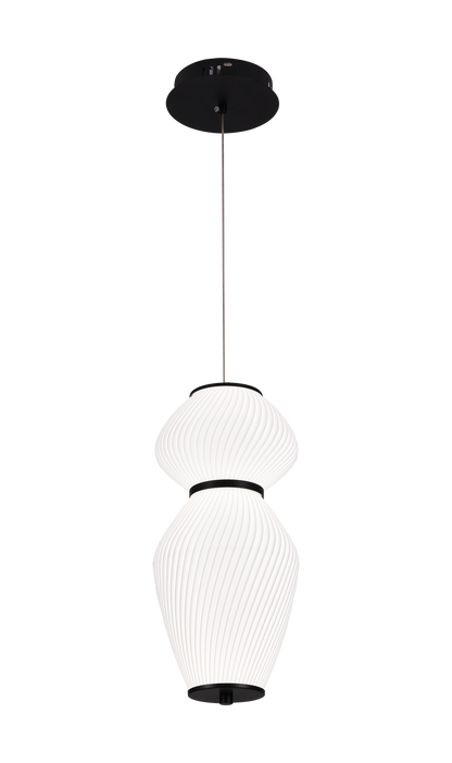Lustra Suspendata LT022/2WH, 2xE27, Diametru 40.5 cm, Inaltime 16.5 cm, Alb, Plexiglas, Metal