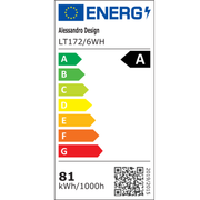 Lustra LED GIO, 81W, Lumina Rece/Clada/Neutra, Alb