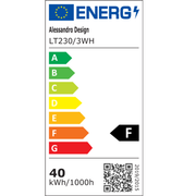 Lustra LED cu telecomanda LILY 40W, 3 Elemente, lumina Rece/Calda/Neutra, Dimabila, Alb