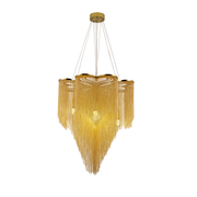 Candelabru MD9021 6xG9, Diametru 50cm, Auriu, Metal