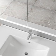 Oglinda LED cu Dulap MODA 80x70 cm Alb Iluminare Perimetrala si Senzor Touch