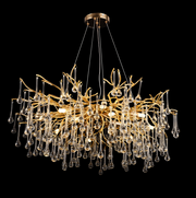 Candelabru Cristal NEBULA Regalis, 12x G9, Auriu, 80cm