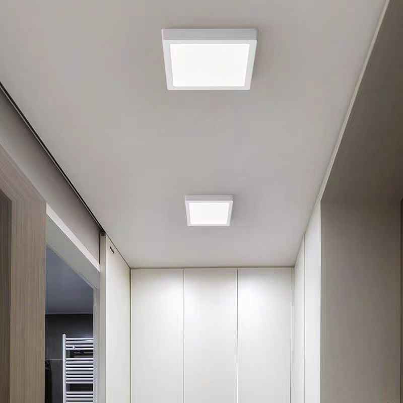 Plafoniera LED de Tavan Patrata, 36W, 22x22cm, Lumina Rece, 6000K, Alb