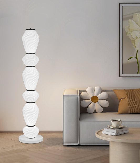 Lampadar LED cu telecomanda 82W Modern LP510/6BK 120Cm Negru
