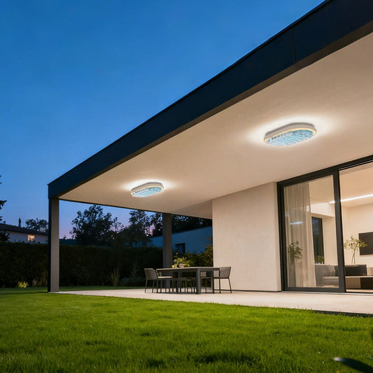 Aplica LED de Exterior AX325/270WH, IP65, Alb