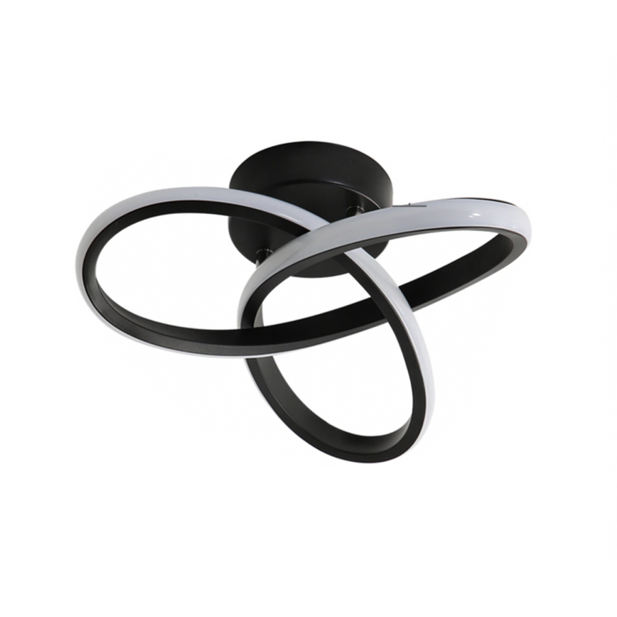 Lustra LED VERTEX Infinitum 13W, Lumina Rece/Calda/Neutra, Negru
