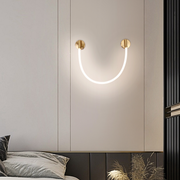 Aplica LED de Perete, 110cm, 3000K/4000K/6000K, Auriu