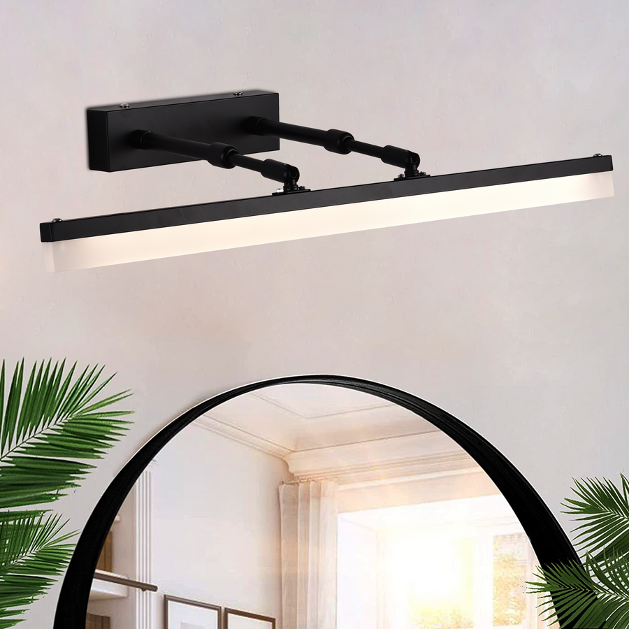 Aplica LED, MALAWI, 6W, liniara, lumina Calda/Neutra/Rece, Negru