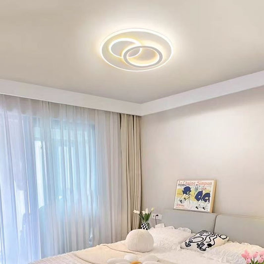 Lustra LED cu telecomanda NOLUX 34W, Rotunda, lumina Rece/Calda/Neutra, Dimabila, Alb