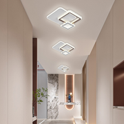 Lustra LED NYXORA  51W, 3 Patrate, lumina Rece/Calda/Neutra, Alb