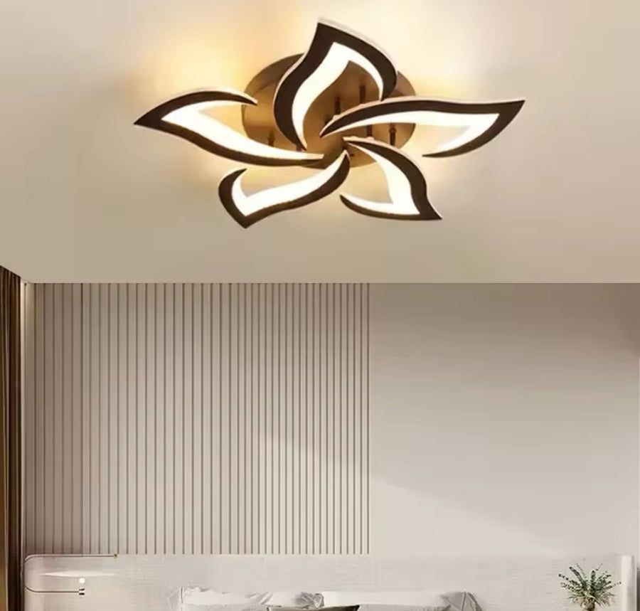 Lustra LED LT660/5BK, 5 Elemente, 54W, Lumina 3000/4000/6000K, Negru, Inaltime Reglabila