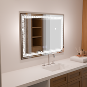 Oglinda LED Rectangulara 80x60 Touch Volta Sistem Dezaburire