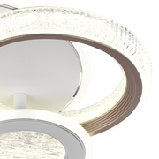 Lustra LED NYXORA 44W, 3 Cercuri, lumina Rece/Calda/Neutra, Alb
