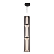 Lustra LED Suspendata cu Telecomanda 78W, LM511/3BK, Inaltime Reglabila, Lumina Calda/Rece/Neutra, Alb, Metal