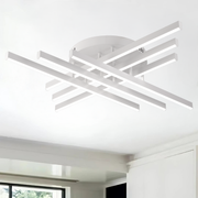 Lustra LED GIO, 81W, Lumina Rece/Clada/Neutra, Alb