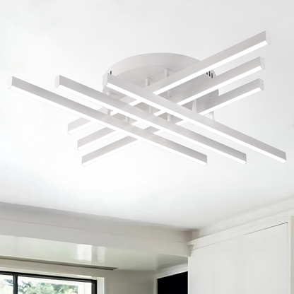 Lustra LED GIO, 81W, Lumina Rece/Clada/Neutra, Alb