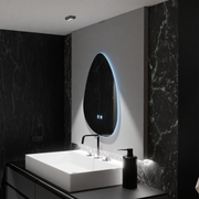 Oglinda LED Organica 80x60cm, Fluido Touch, Sistem Dezaburire, Dimabila