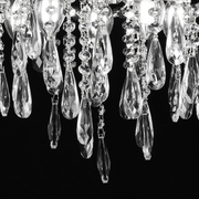 Candelabru Cristal CC9221/5CH, 5x E14, Diametru 48cm, Crom Lucios