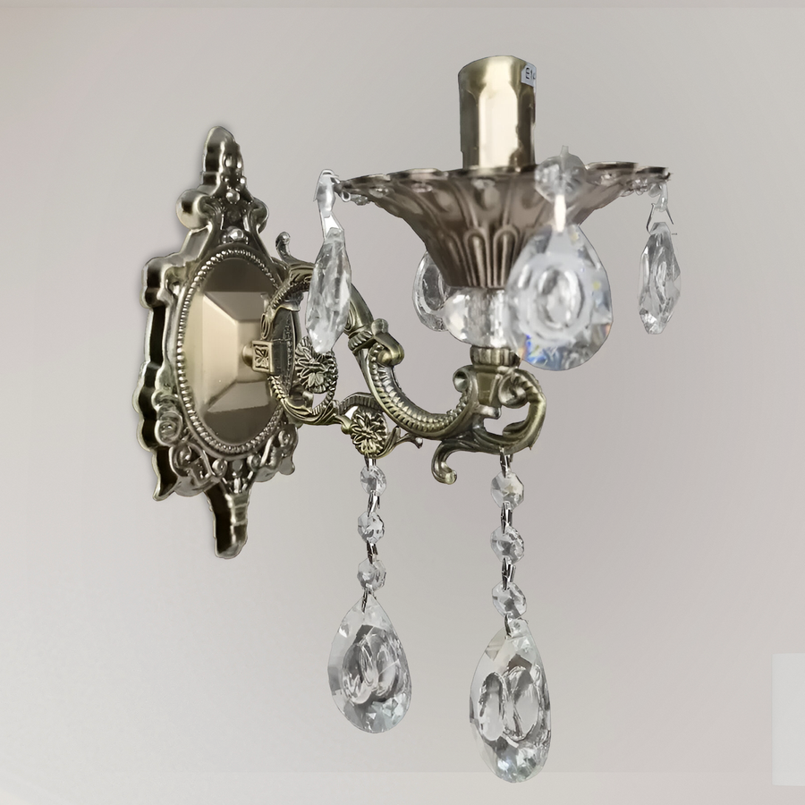 Aplica Cristal SANSSOUCI Picollo, 1xE14, Alama Antichizata