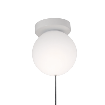 Lustra LED URSULETI CP210 Glob 15cm, Inaltime 47cm, 1xE27, Suspendata, Metal si Acril
