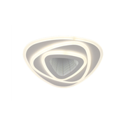 Lustra LED NEXA Triunghi 3D 40W, Alb, Lumina Rece/Calda/Neutra