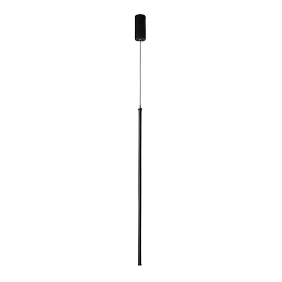 Pendul Pluto, 17W, Lumina Rece/Calda/Neutra, Negru