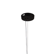 Lustra LED Suspendata cu Telecomanda 78W, LM510/5BK, Inaltime Reglabila, Lumina Calda/Rece/Neutra 3000K/4000K/6000K, Alb, Metal