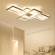 Lustra LED cu telecomanda LANDYN 78W, lumina Rece/Calda/Neutra, Dimabila, Alb