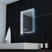 Oglinda LED Rectangulara, 60x80cm, CANTO Touch, Sistem Dezaburire, Dimabila