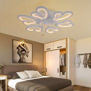 Lustra LED cu telecomanda BLOSSOM 78W, 6 Petale, Diametru 60cm,  lumina Rece/Calda/Neutra, Dimabila, Alb