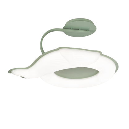 Lustră LED 8058GN, 59W, Acril Verde, Lumina 3000K/4000K/6000K