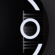 Oglinda LED Rotunda, 60cm, Visio MotionGlow Marcello, Sistem Dezaburire, Ceas & Termometru, Lupa Cosmetica, Dimabila
