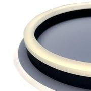 Lustra LED SOLENA ROTONDA 13W, Diametru 25cm, lumina Rece/Calda/Neutra, Alb Negru