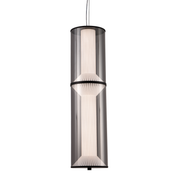 Lustra LED Suspendata cu Telecomanda 48W, LM511/2BK, Inaltime Reglabila, Lumina Calda/Rece/Neutra, Negru, Metal