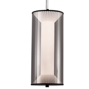 Lustra LED Suspendata cu Telecomanda 29W, LM511/1BK, Inaltime Reglabila, Lumina Calda/Rece/Neutra, Alb, Meta