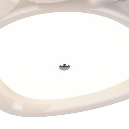 Lustră LED 8057WH, 41W, Acril Alb, Lumina 3000K/4000K/6000K