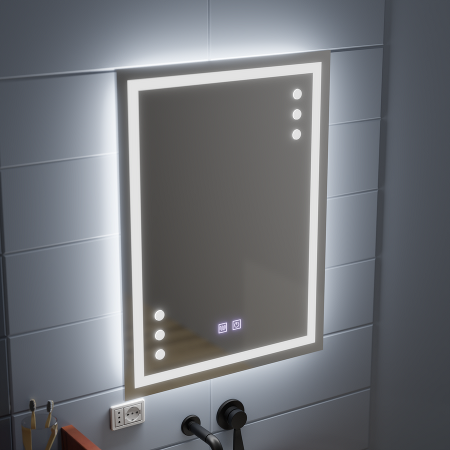 Oglinda LED Touch Infima Sistem Dezaburire 60X80cm
