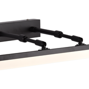 Aplica LED, MALAWI, 6W, liniara, lumina Calda/Neutra/Rece, Negru